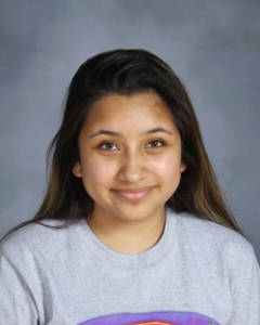 The Woodstock Independent's Student of the Week, Giselle Alarcon