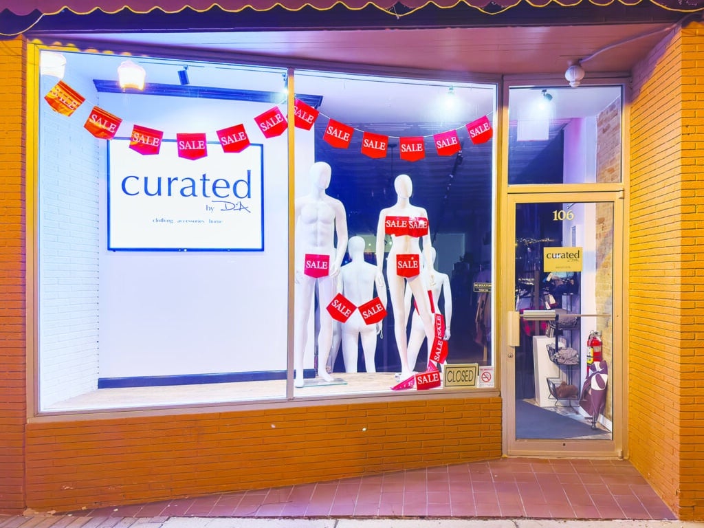 The tell-tale sign that this is no ordinary sale is the lack of clothing on the mannequins. Curated by D&A announced last week that it will close on May 31.






Independent photo by andrew rousey